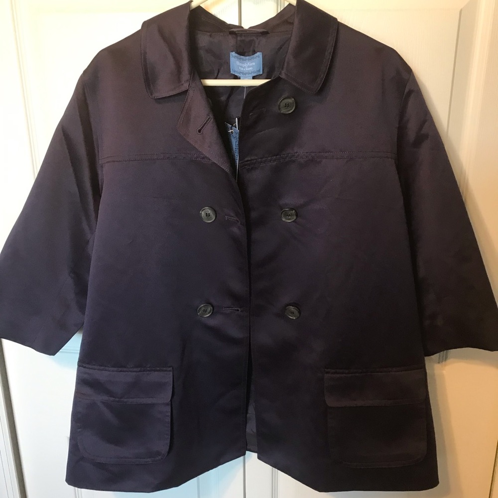Simply Vera - Vera Wang purple jacket Size 16